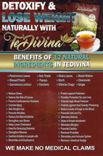 "12 Herbal Detox Tea" 6 Weeks Toxin & Waste Removal